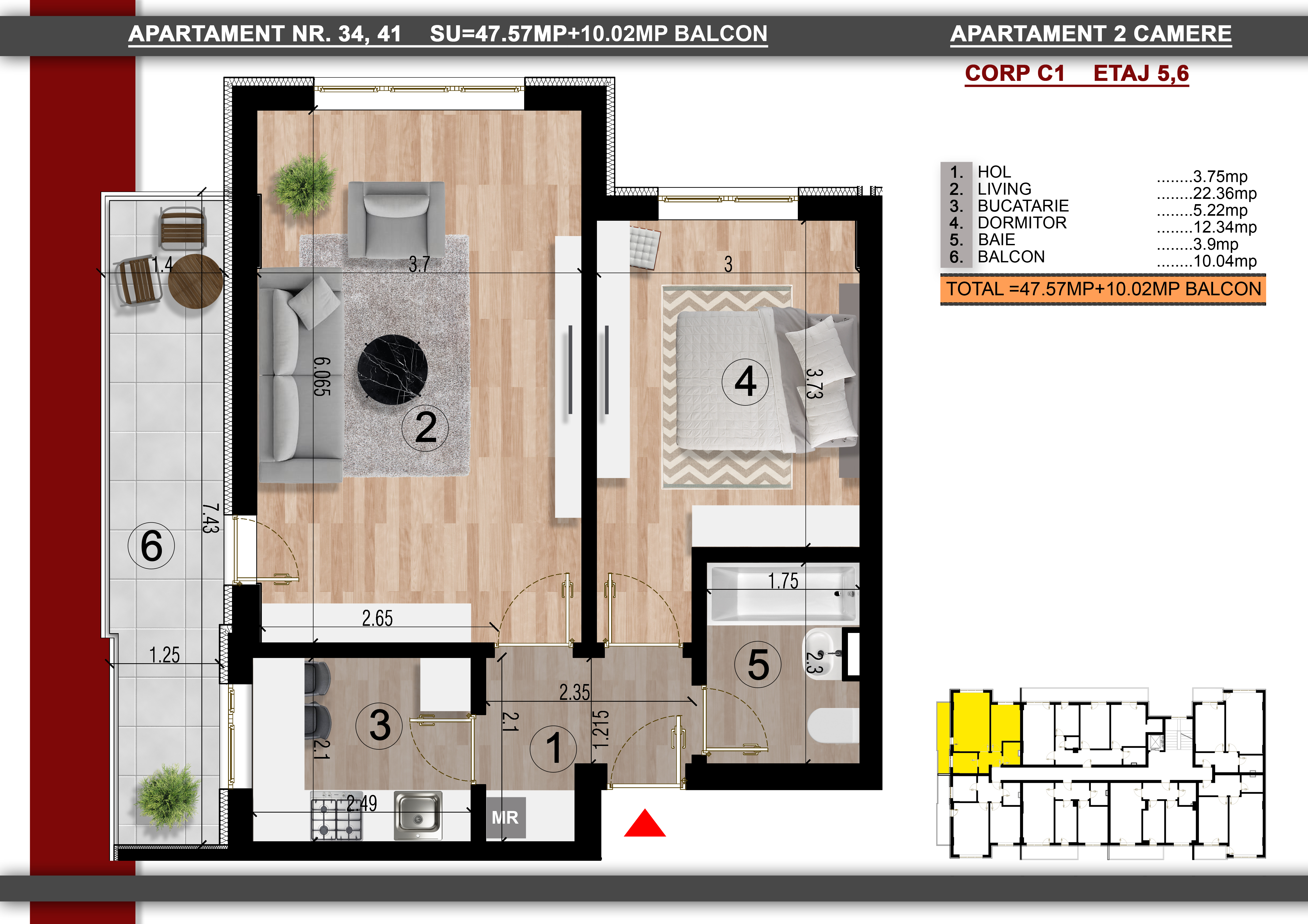 birou proiect arhitectura mansarda studio design locuinte colective